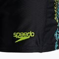 Speedo Plastisol Placement, costume da bagno per bambini nero/limone atomico/piastrella 4