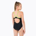 Speedo Boom Logo Thinstrap Muscleback nero/atomic lime - costume intero da bambino 3
