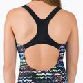 Speedo Allover Medalist wave nero/lapis/neon fire - costume intero da bambino 5