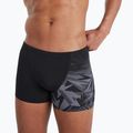 Speedo Hyper Boom Placement V-Cut Aquashort da uomo, boxer da bagno nero/grigio ossido 5