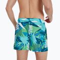 Pantaloncini da bagno Speedo Printed Leisure 14" verde/blu da uomo 3