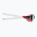 Occhialini da nuoto Speedo Fastskin Pure Focus Mirror bianco/rosso fenice/antracite USA 3