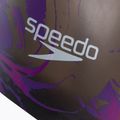 Speedo Cuffia da bagno a pelo lungo stampata nero/diva/viola reale 3