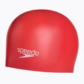 Speedo Cuffia da bagno in silicone stampato a tinta unita rosso fenice 2