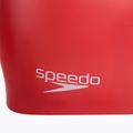 Speedo Cuffia da bagno in silicone stampato a tinta unita rosso fenice 3