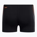 Boxer da bagno Speedo Tech Panel uomo nero/papaya punch/usa charcoal 2