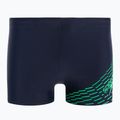 Pantaloncini da bagno Speedo Medley Logo da uomo, colore blu/verde finto