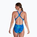 Speedo costume intero donna Allover Powerback blu flame/tile/light adriatic 6