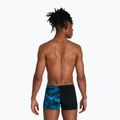 Boxer da bagno Speedo Allover V-Cut da uomo, nero 5