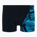 Boxer da bagno Speedo Allover V-Cut da uomo, nero