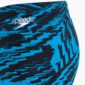 Boxer da bagno Speedo Allover V-Cut da uomo, nero 3