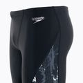 Speedo Uomo Allover V-Cut swim jams nero/usa charcoal/bianco 3