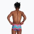 Slip da bagno Speedo da uomo Allover magenta/rosa fluo/ultravioletto/piscina 6
