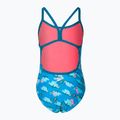 Speedo Flipper Phone Allover V-Back piscina/costume intero leggero per bambini 2