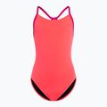 Speedo Lane Line Back Solid phoenix rosso/magenta costume intero per bambini