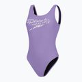 Costume intero Speedo donna Logo Deep U-Back miami lilla/bianco 4