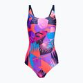 Costume intero Speedo Allover Pulseback bambino true navy/siren red/lilac