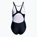 Costume intero Speedo Allover Pulseback bambino true navy/siren red/lilac 2