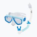 Set per snorkeling Speedo Adventure cool blue/clear