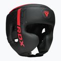 Casco da boxe RDX F6 Kara Head Guard rosso