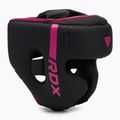 Casco da boxe RDX F6 Kara Head Guard rosa