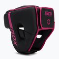 Casco da boxe RDX F6 Kara Head Guard rosa 3