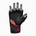 Guanti RDX Grappling F6 rosso opaco 4