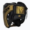 RDX L1 Mark Pro Guancia Casco da boxe allenamento Head Guard dorato 3