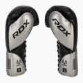Guanti da boxe RDX K1 Mark Pro Fight argento 4