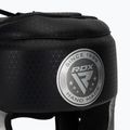 RDX L1 Mark Pro Cheek Boxing Helmet Training Head Guard argento 4