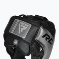 RDX L1 Mark Pro Cheek Boxing Helmet Training Head Guard argento 3