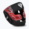 Casco da boxe RDX New Aura F17 Head black/red 2