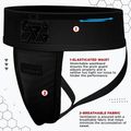 Paraschiena RDX Groin Guard Supporter H1 full black 4