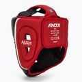 Casco da boxe RDX Head Guard Aura Plus T-17 rosso 3