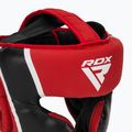 Casco da boxe RDX Head Guard Aura Plus T-17 rosso 4