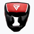 Casco da boxe RDX Head Guard Aura Plus T-17 rosso 2