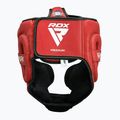 Casco da boxe RDX Head Guard Aura Plus T-17 rosso 3