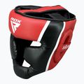 Casco da boxe RDX Head Guard Aura Plus T-17 rosso 4