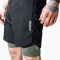 Pantaloncini da allenamento RDX T16 black/grey 6