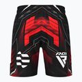 Pantaloncini da allenamento RDX IMMAF Approved MMA da uomo, nero 3