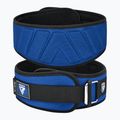 Cintura sollevamento pesi RDX Rx4 Weightlifting Belt blue 2