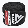 RDX KR11 Gym Knee Wrap protezioni per ginocchia nero/bianco 3