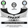 Paradenti per bambini RDX Mouth Junior white/black 3