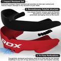 Paradenti per bambini RDX Mouth Junior red/black 2