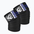 RDX KR11 Gym Knee Wrap protezioni per ginocchia nero/blu