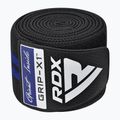 RDX KR11 Gym Knee Wrap protezioni per ginocchia nero/blu 3