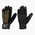 Guanti da allenamento RDX W1F Full Finger verde militare