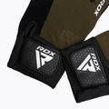 Guanti da allenamento RDX W1F Full Finger verde militare 4