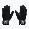 RDX W1F Guanti da allenamento a dita piene neri 2