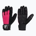 Guanti da allenamento RDX W1F Full Finger rosa
